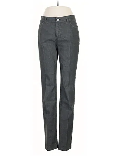 Pre-owned Lafayette 148 Jeans In Gray