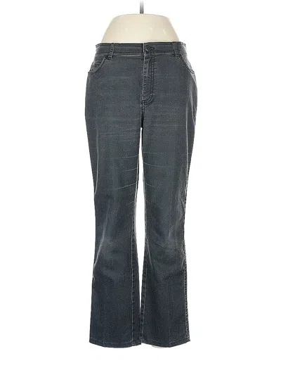 Pre-owned Lafayette 148 Jeans In Gray