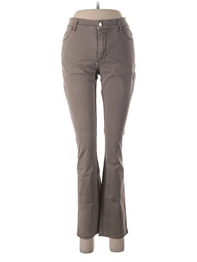 Pre-owned Lafayette 148 Jeans In Gray