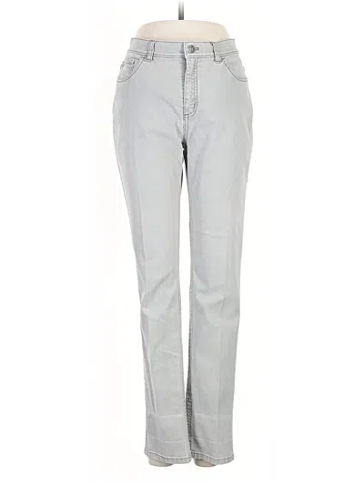 Pre-owned Lafayette 148 Jeans In Gray