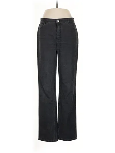 Pre-owned Lafayette 148 Jeans In Gray