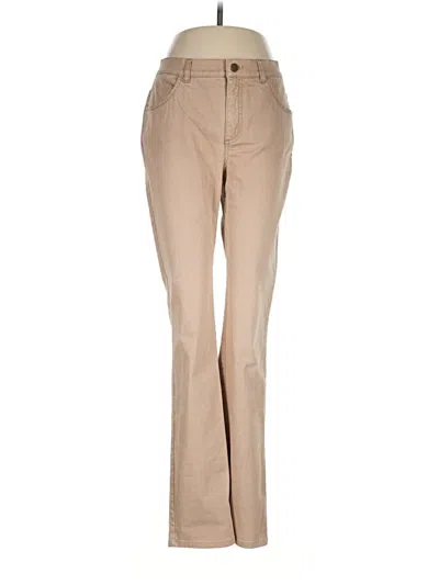 Pre-owned Lafayette 148 Jeans In Tan
