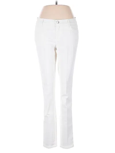 Pre-owned Lafayette 148 Jeans In White