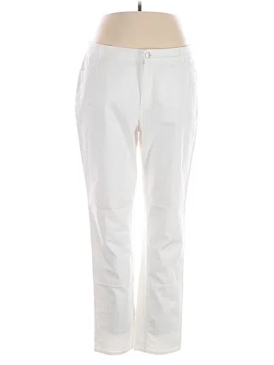 Pre-owned Lafayette 148 Jeans In White