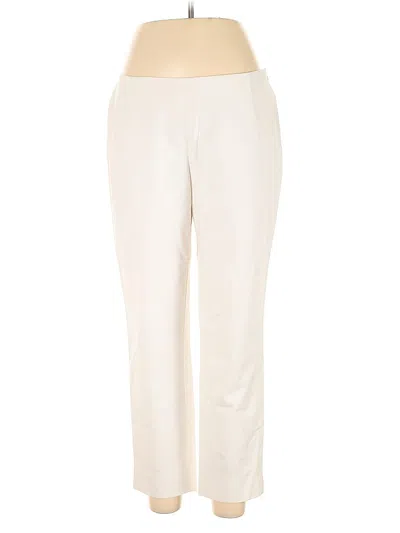 Pre-owned Lafayette 148 Jeggings In White