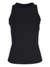 Lafayette 148 Swiss Cotton Rib Racerback Tank