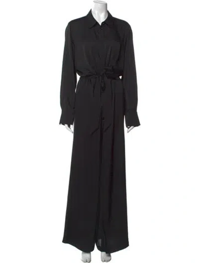 Pre-owned Lafayette 148 Jumpsuit In Black