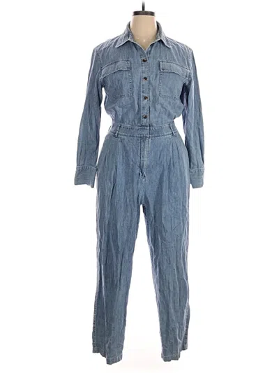 Pre-owned Lafayette 148 Jumpsuit In Blue