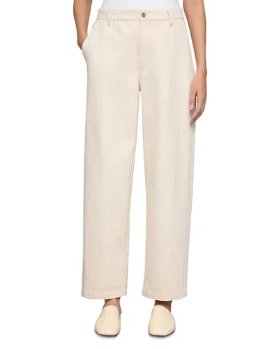 Lafayette 148 Kent Barrel Leg Jeans In Washed Ecru In Neutral