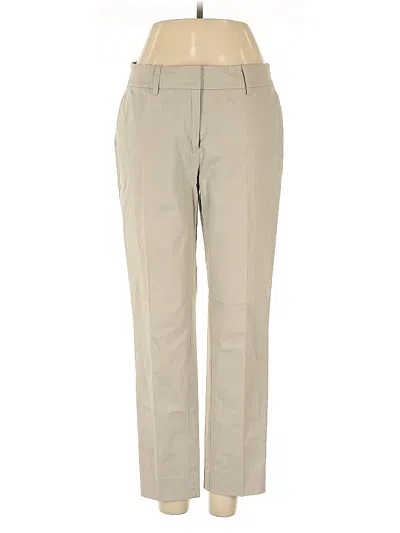 Pre-owned Lafayette 148 Khaki Pant In Brown