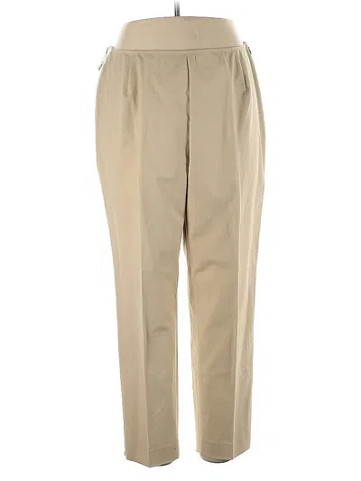 Pre-owned Lafayette 148 Khaki Pant In Brown