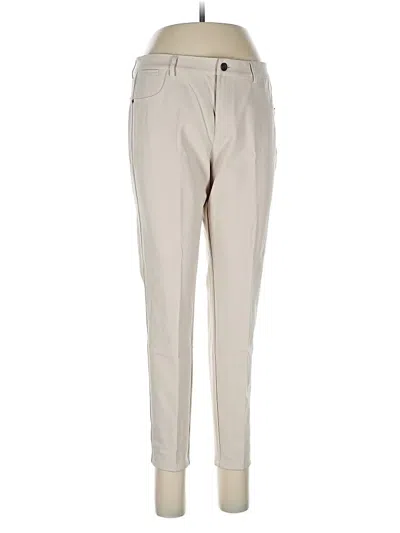 Pre-owned Lafayette 148 Khaki Pant In Brown