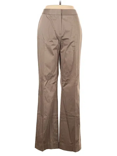 Pre-owned Lafayette 148 Khaki Pant In Brown