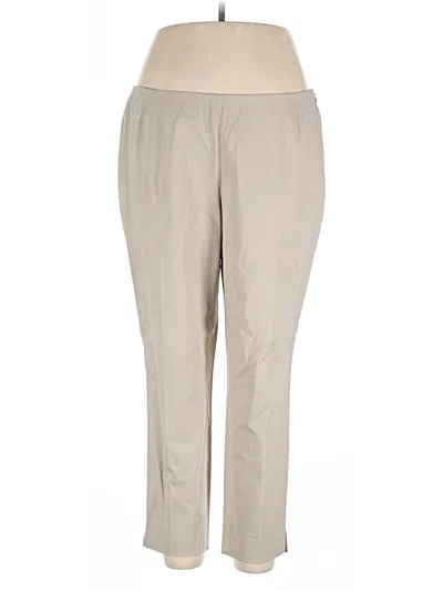 Pre-owned Lafayette 148 Khaki Pant In Brown
