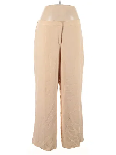 Pre-owned Lafayette 148 Khaki Pant In Tan