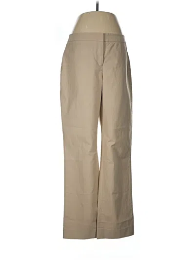 Pre-owned Lafayette 148 Khaki Pant In Tan