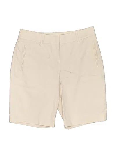 Pre-owned Lafayette 148 Khaki Shorts In Tan