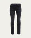 Lafayette 148 Kick Flare Mercer Jean In Washed Onyx