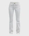 Lafayette 148 Mercer High Rise Kick Flare Jeans In Washed Plaster In Washed Plaster