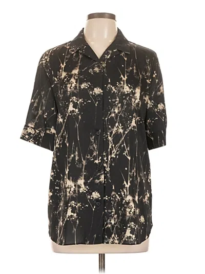 Pre-owned Lafayette 148 Kimono In Black
