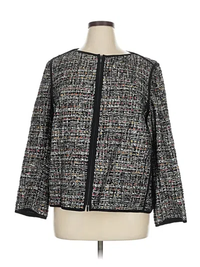 Pre-owned Lafayette 148 Kimono In Black