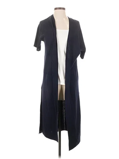 Pre-owned Lafayette 148 Kimono In Blue
