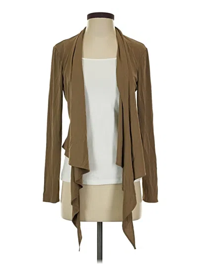 Pre-owned Lafayette 148 Kimono In Brown