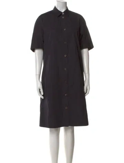 Pre-owned Lafayette 148 Knee-length Dress In Black