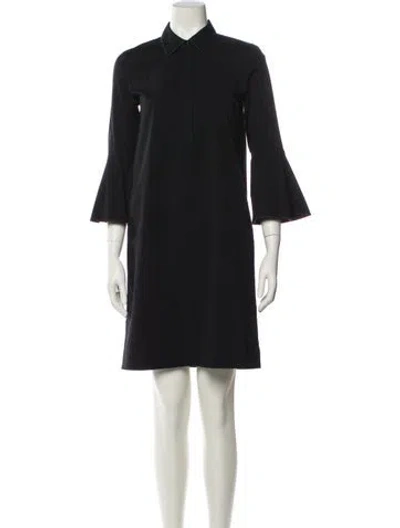 Pre-owned Lafayette 148 Knee-length Dress In Multi