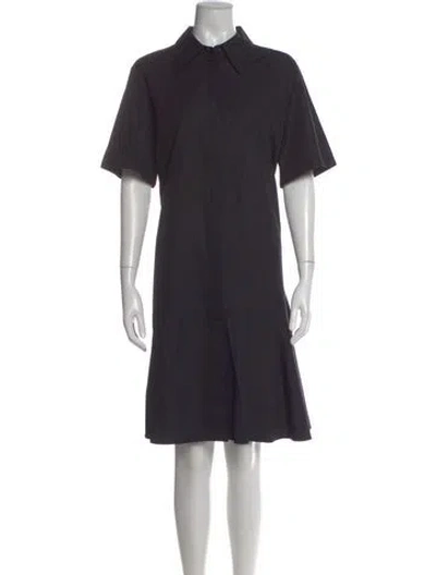 Pre-owned Lafayette 148 Knee-length Dress W/ Tags In Black