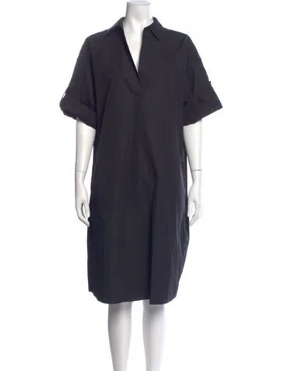Pre-owned Lafayette 148 Knee-length Dress W/ Tags In Blue