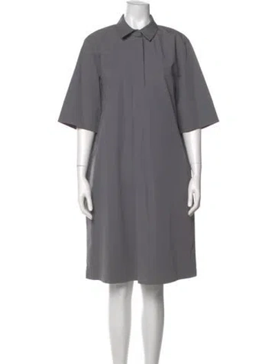 Pre-owned Lafayette 148 Knee-length Dress W/ Tags In Gray