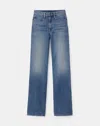 Lafayette 148 L148 Authentic Denim Wyckoff Wide-leg Jean In Faded Skyline