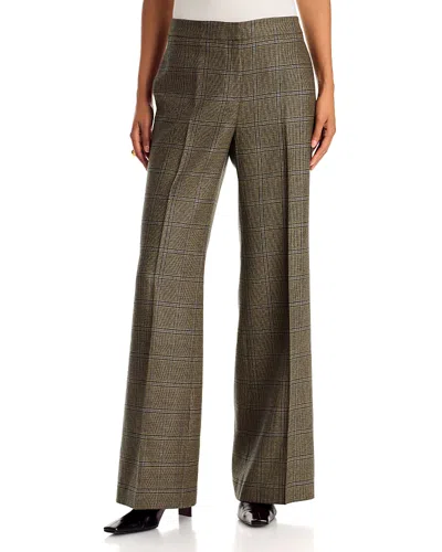 Lafayette 148 Lafayette Flared Wide Leg Pants In Green