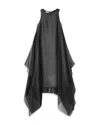 Lafayette 148 Handkerchief Silk Organza Maxi Dress In Black