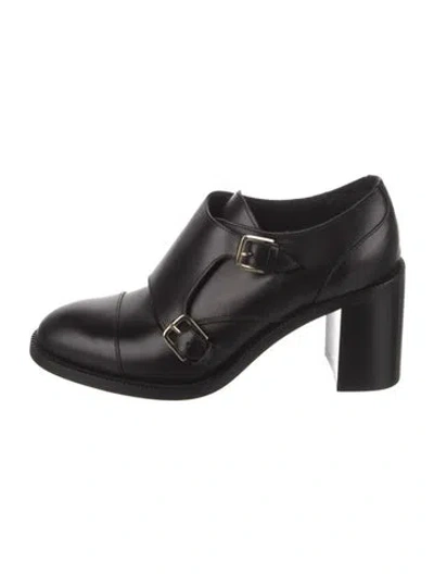 Pre-owned Lafayette 148 Leather Boots In Black
