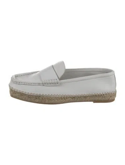 Pre-owned Lafayette 148 Leather Espadrilles In Multi
