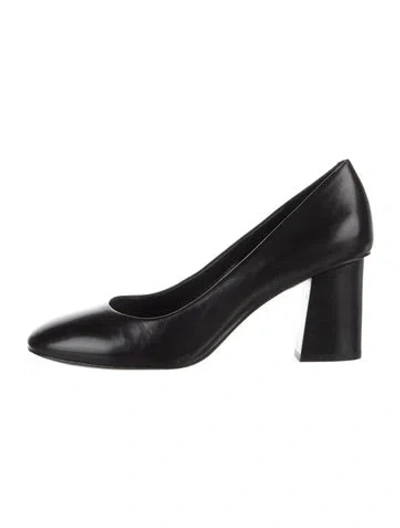 Pre-owned Lafayette 148 Leather Pumps In Black