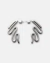 Lafayette 148 Line Drop Earring In Nickel