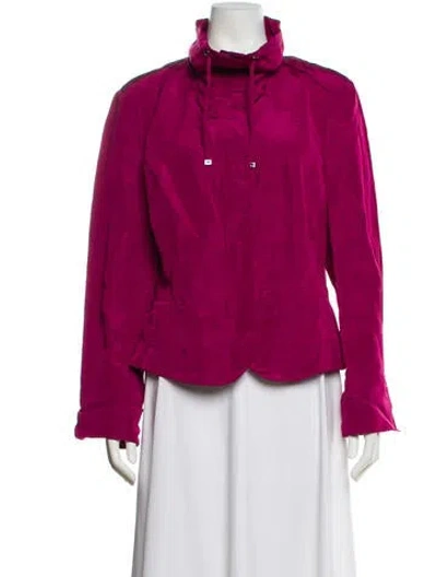 Pre-owned Lafayette 148 Linen Evening Jacket In Pink