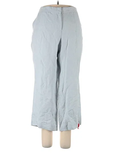 Lafayette 148 Linen Pants In Blue
