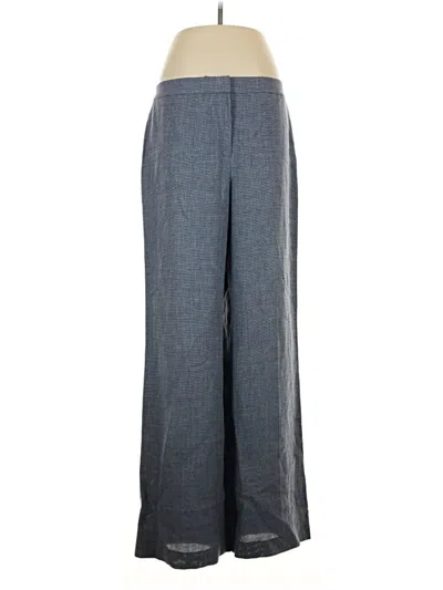Lafayette 148 Linen Pants In Blue