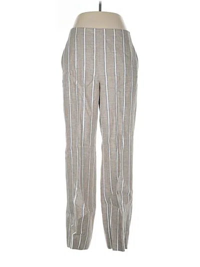 Lafayette 148 Linen Pants In Silver