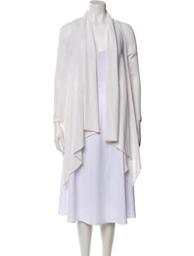 Pre-owned Lafayette 148 Linen Striped Jacket In Neutrals