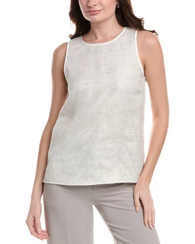 Lafayette 148 Linen Tank In White