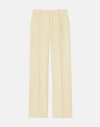 Lafayette 148 Linen-viscose Gates Pant In Yellow Yarrow