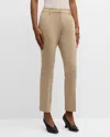Lafayette 148 Manhattan Slim Pants In Plaster