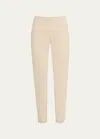 Lafayette 148 Manhattan Cropped Stretch Twill Skinny Pants In Khaki