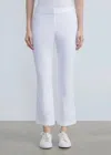 Lafayette 148 Manhattan Skinny Flare Pant In White In White
