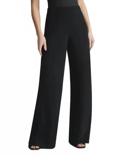 Lafayette 148 Matte Jersey Franklin Pant In Black